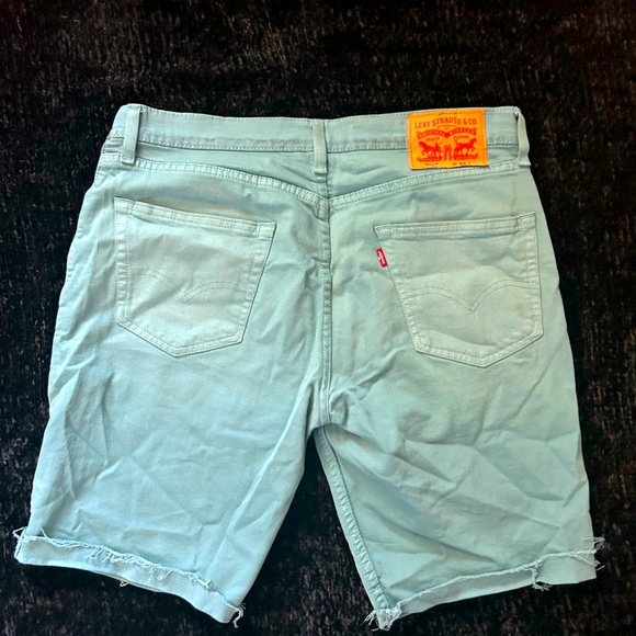 Men’s Teal Jean Shorts - Levi’s - 33 - Picture 2 of 3